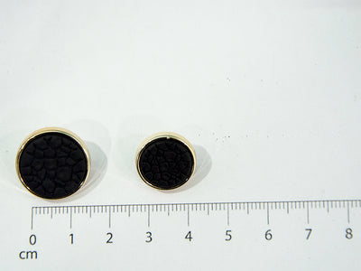 Black Designer Acrylic Suit Buttons