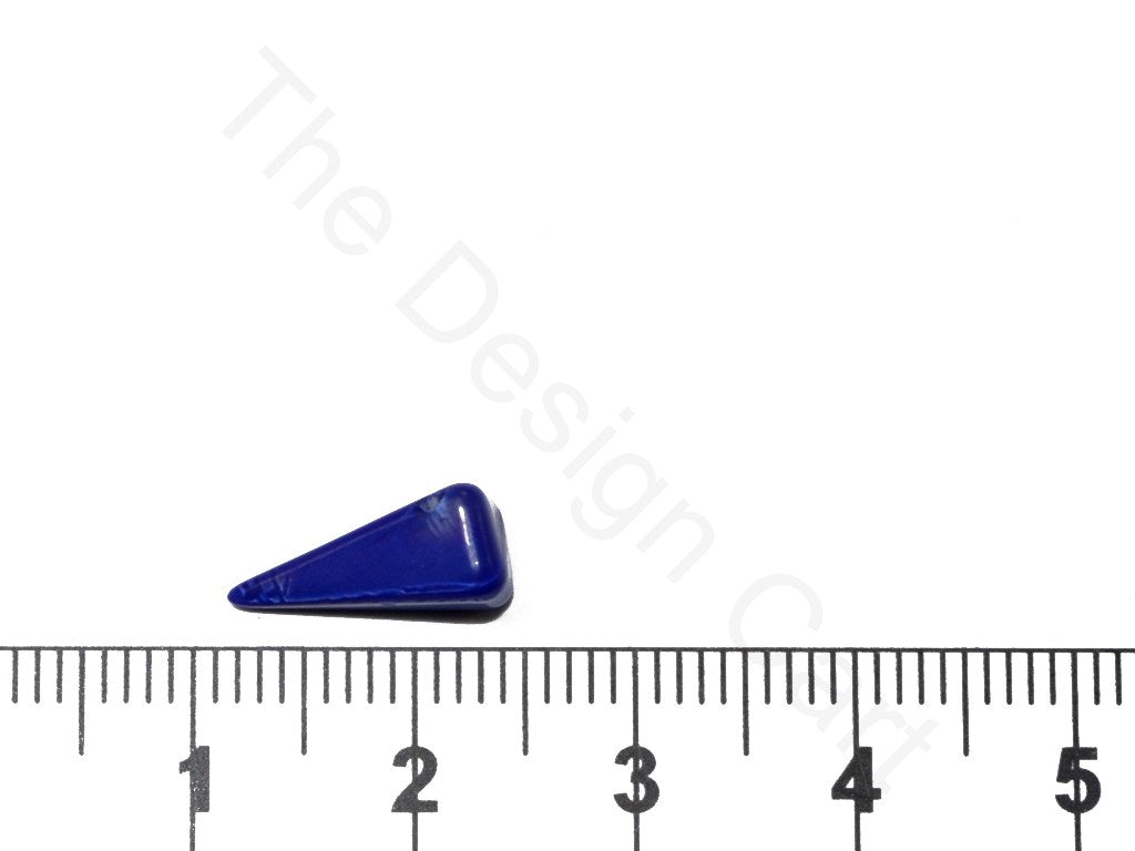 Blue Pyramid Czech Glass Beads | The Design Cart (1722763804706)