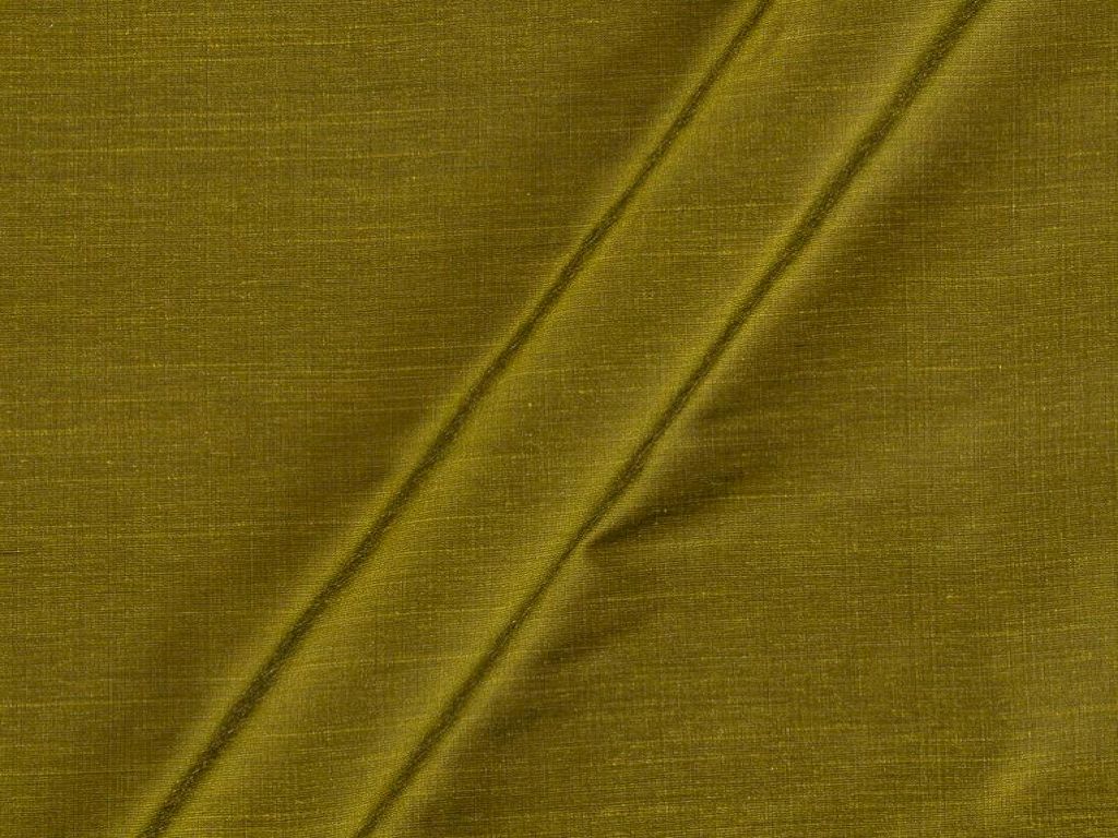 Olive Poly Artificial Silk Fabric