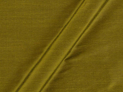 Olive Poly Artificial Silk Fabric