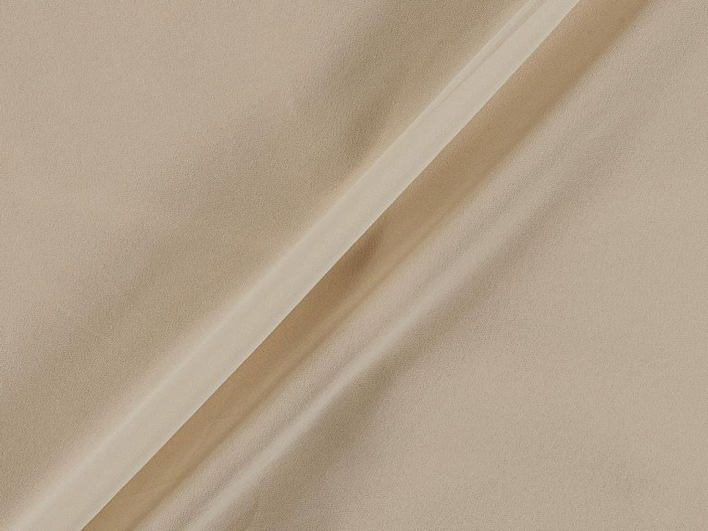 Beige Polyester Diamond Georgette Fabric