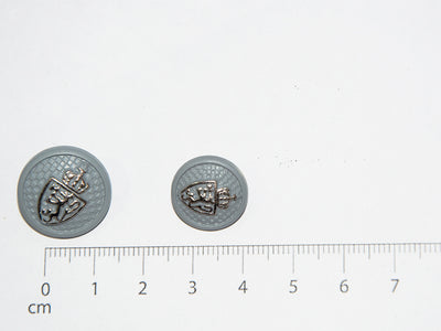 Gray Designer Acrylic Suit Buttons