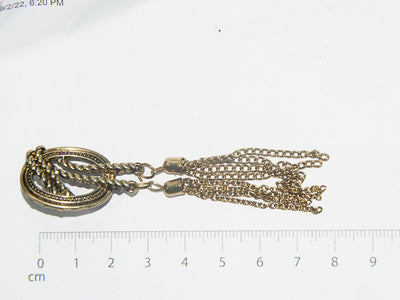 Golden Designer Brooch