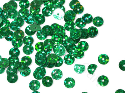 Green 1 Hole Plastic Sequins | The Design Cart (1827261939746)