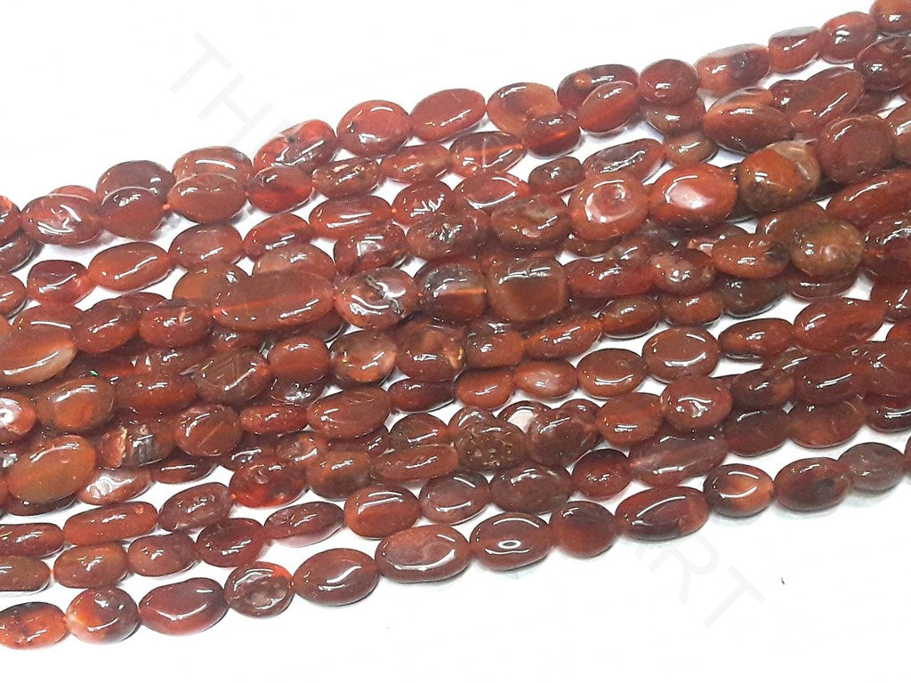 Brown Oval Semi Precious Stones | The Design Cart (4333697564741)