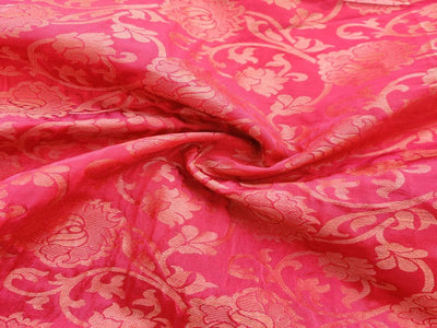 red-golden-banarasi-taffeta-silk-fabric