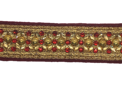 maroon-golden-stone-work-embroidered-border