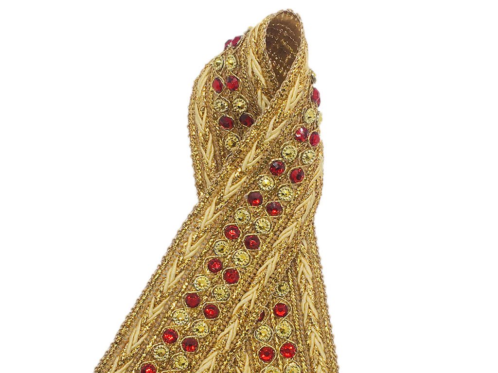 golden-red-stone-and-thread-work-embroidered-border