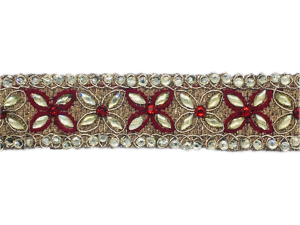 golden-red-fancy-thread-and-stone-work-embroidered-border