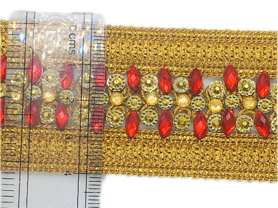 golden-red-thread-and-stone-work-studded-embroidered-border