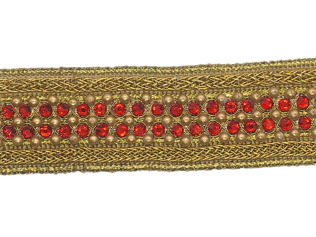 golden-dark-red-stone-work-studded-embroidered-border