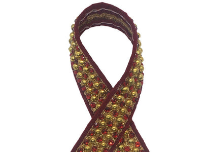 maroon-golden-stone-work-embroidered-border-1