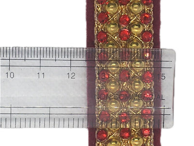maroon-golden-stone-work-embroidered-border-1