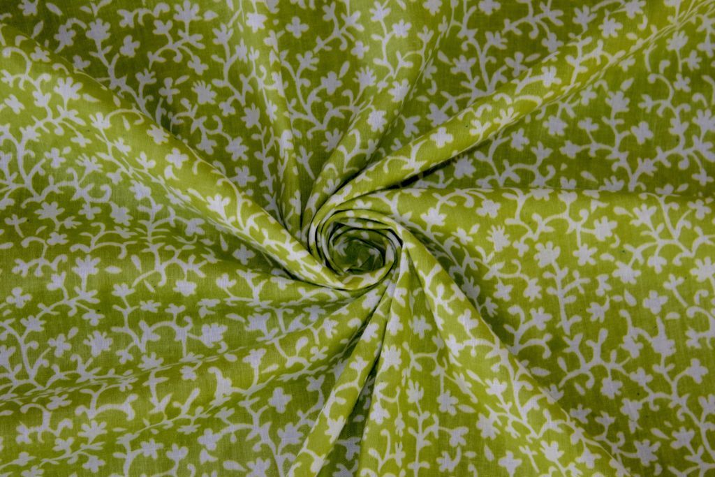 olive-green-floral-printed-pure-cotton-fabric