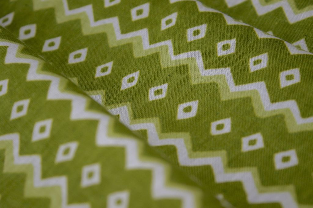 olive-green-chevron-printed-pure-cotton-fabric