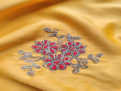 yellow-satin-with-embroidered-thread-and-dori-floral-motifs