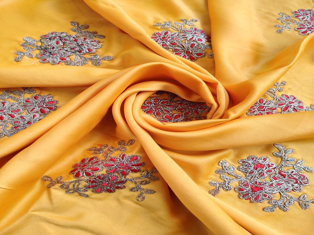 yellow-satin-with-embroidered-thread-and-dori-floral-motifs