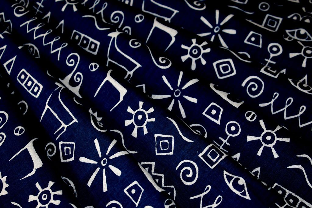 navy-blue-abstract-objects-printed-pure-cotton-fabric