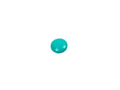 turquoiseplainfabricbutton