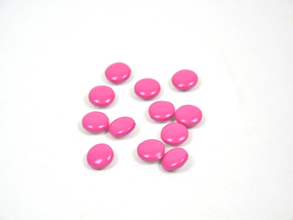 pinkplainfabricbutton