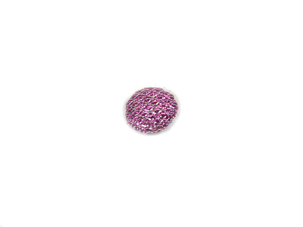 pinkandsilvershiningfabricbutton1