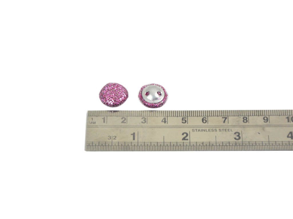 pinkandsilvershiningfabricbutton1