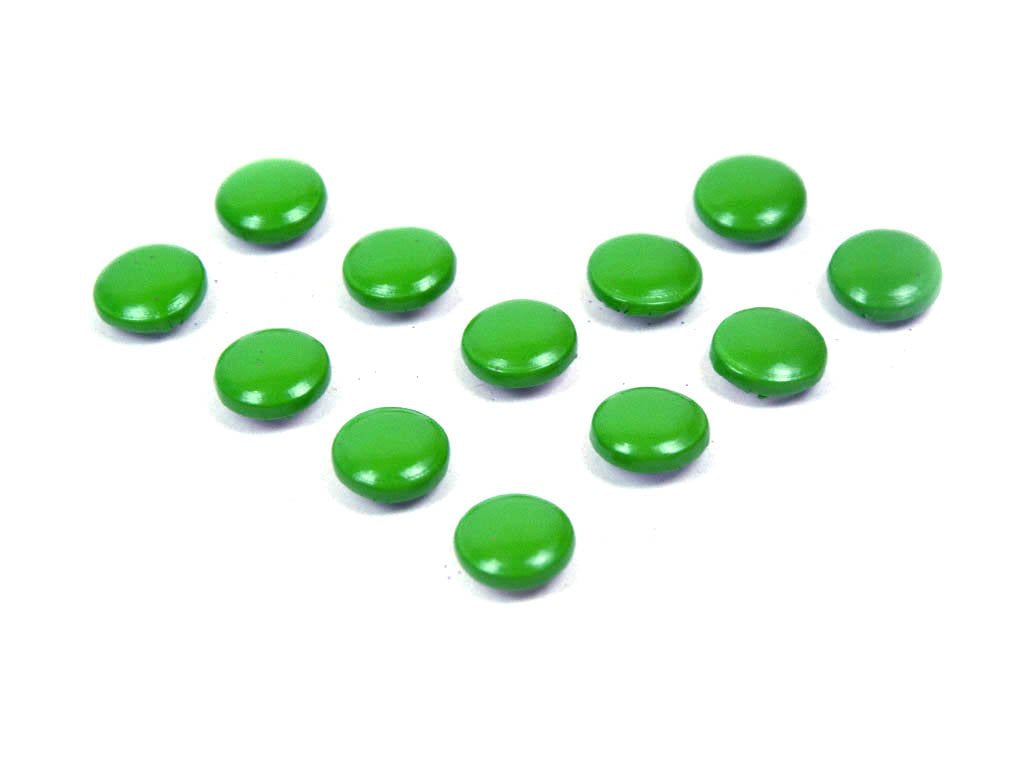 greenplainfabricbutton