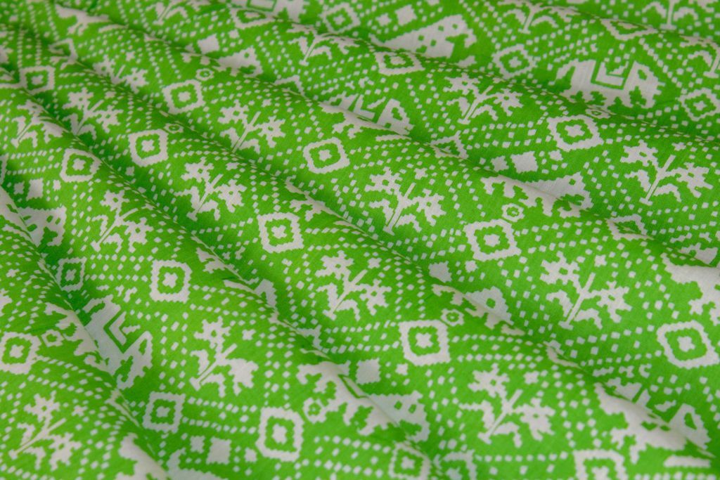 green-abstract-patola-printed-pure-cotton-fabric