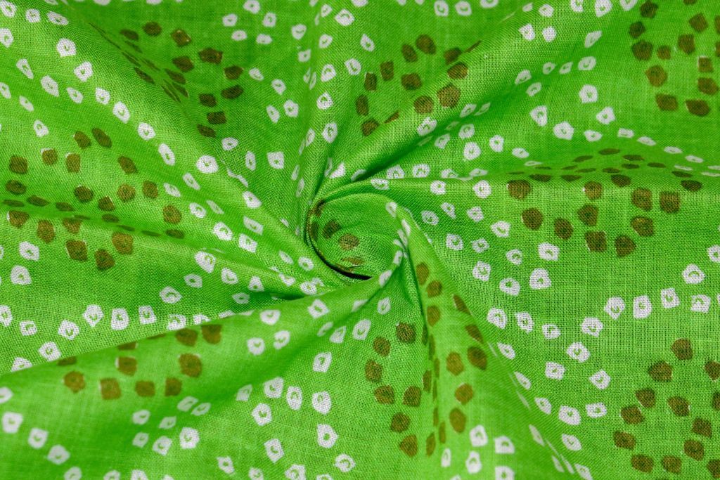 green-abstract-bandhini-printed-pure-cotton-fabric