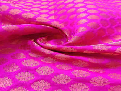 magenta-golden-banarsi-brocade-fabric