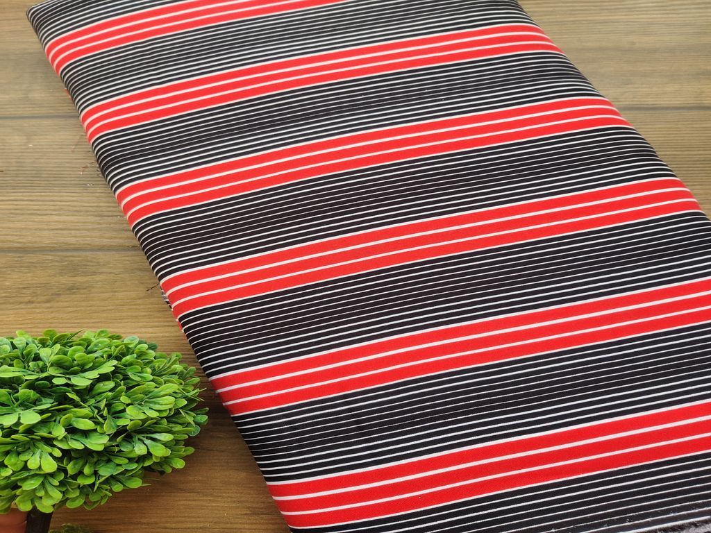 black-red-white-stripes-rayon-fabric