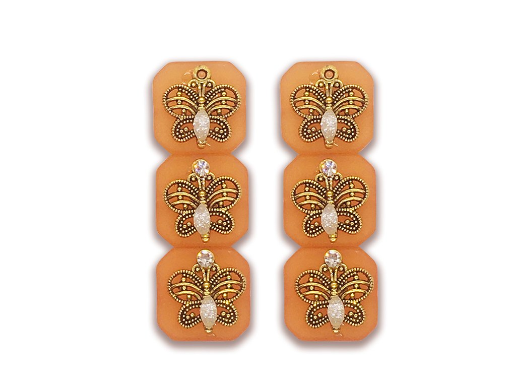 light-orange-octagonal-fancy-plastic-beads