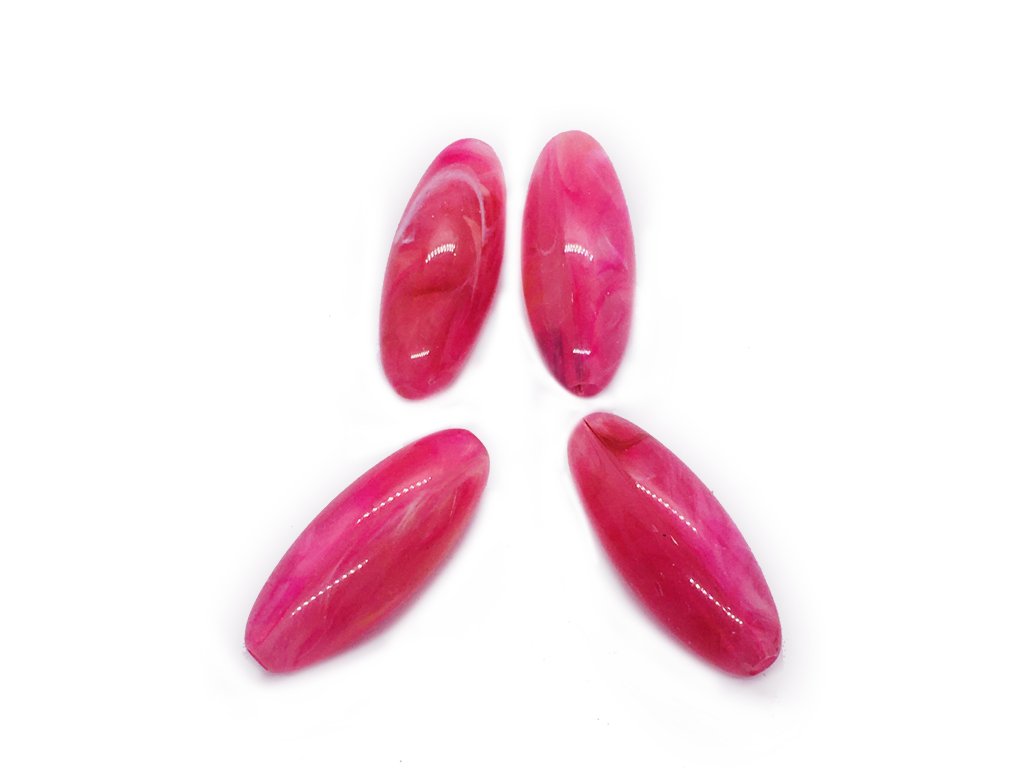 pink-oval-fancy-plastic-beads