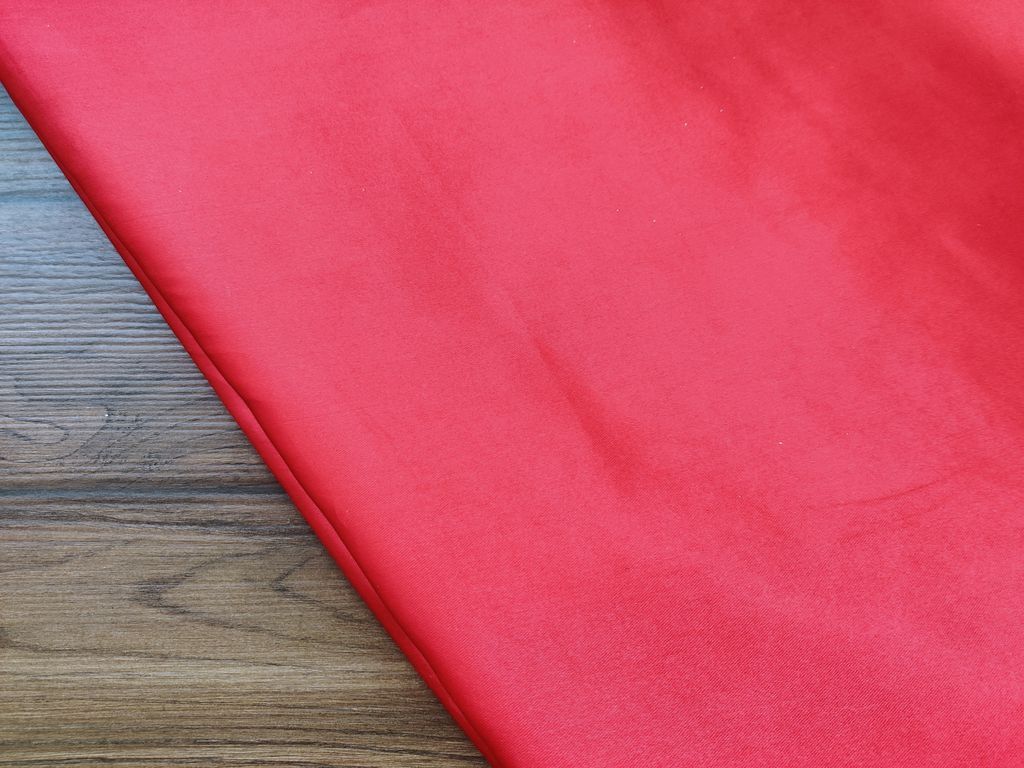 red-plain-japanese-satin