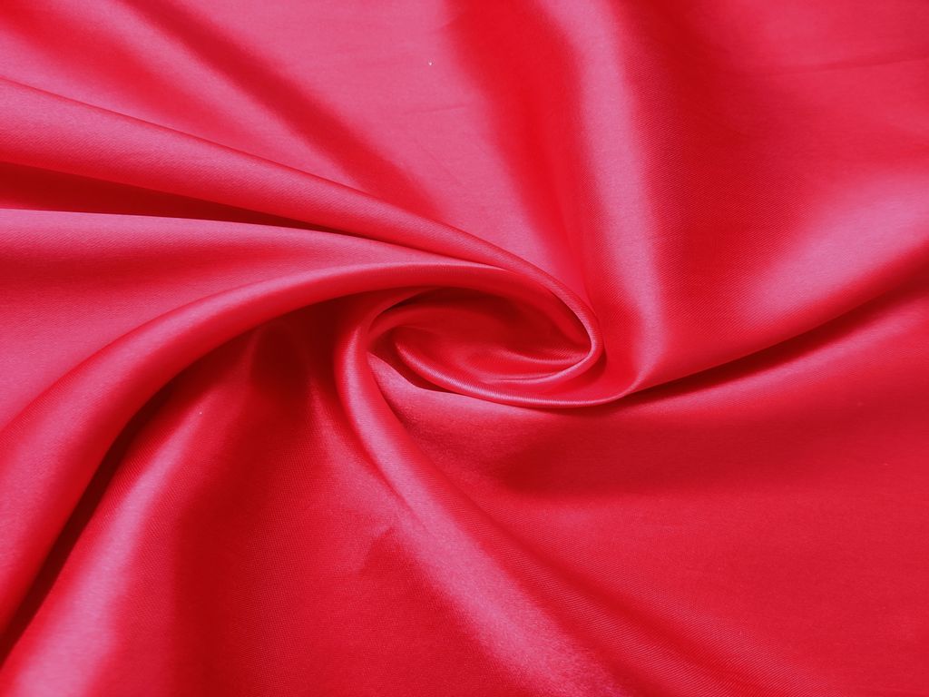 red-plain-japanese-satin