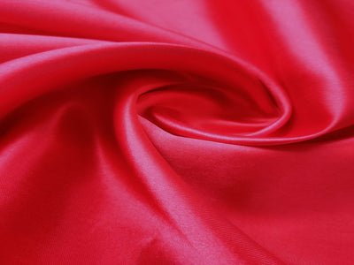 red-plain-japanese-satin