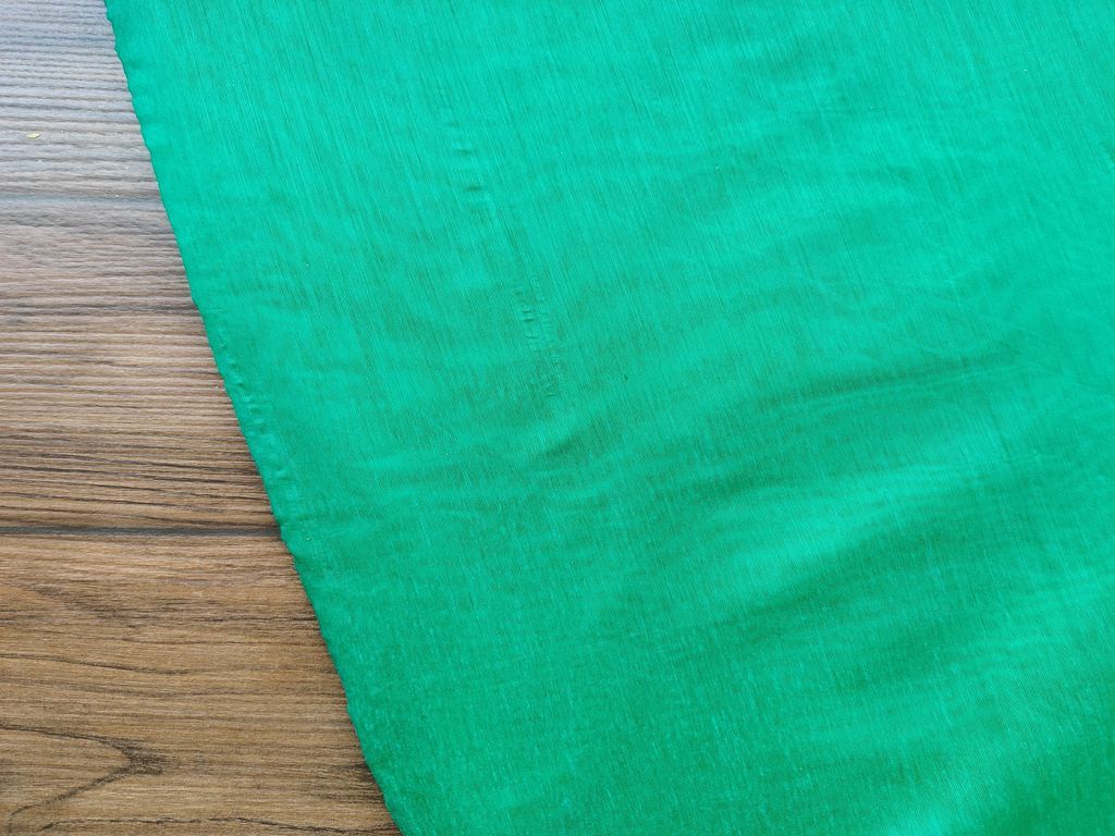 green-plain-chanderi-fabric