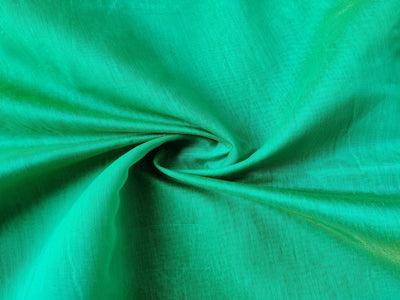 green-plain-chanderi-fabric