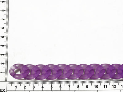 lavender-transparent-circular-acrylic-chains