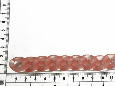 peach-transparent-circular-acrylic-chains