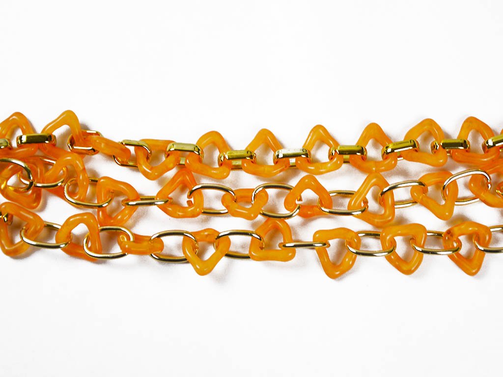 orange-dual-shade-triangular-acrylic-chains