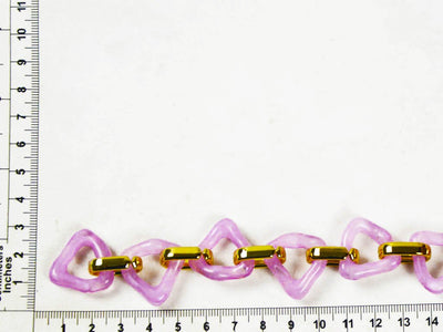 light-purple-transparent-triangular-acrylic-chains