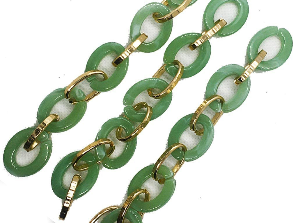 green-golden-mask-chain