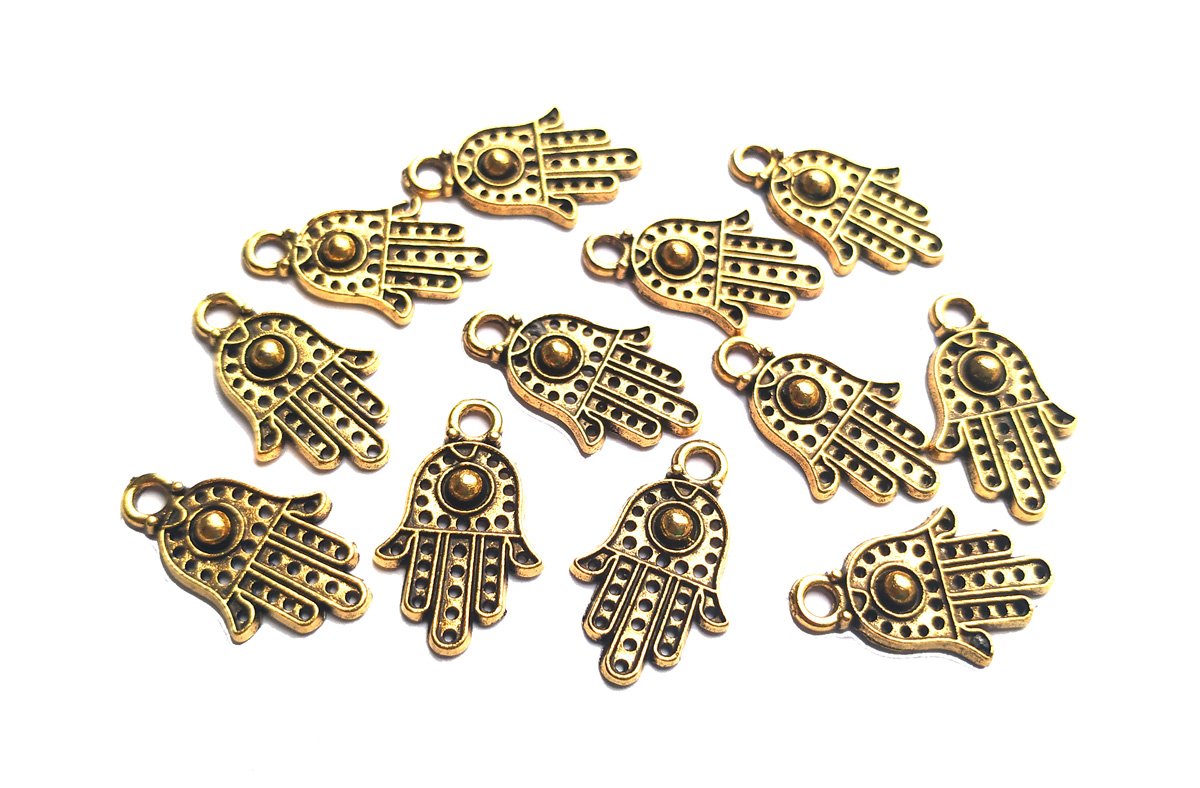 antique-golden-hand-charms