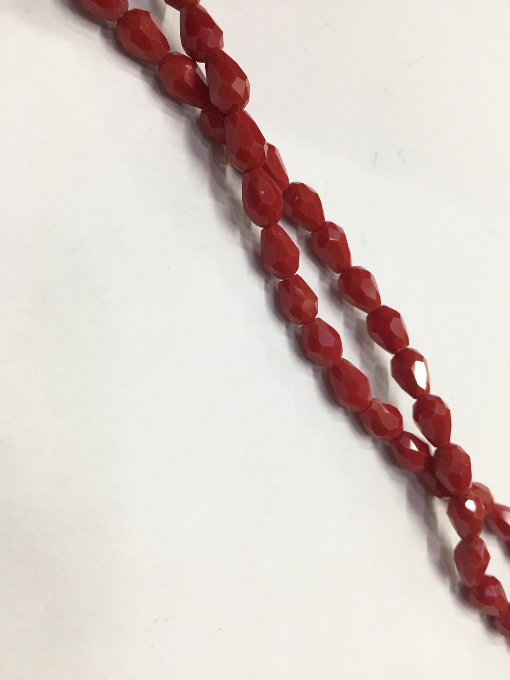 red-opaque-drop-shaped-crystal-glass-beads