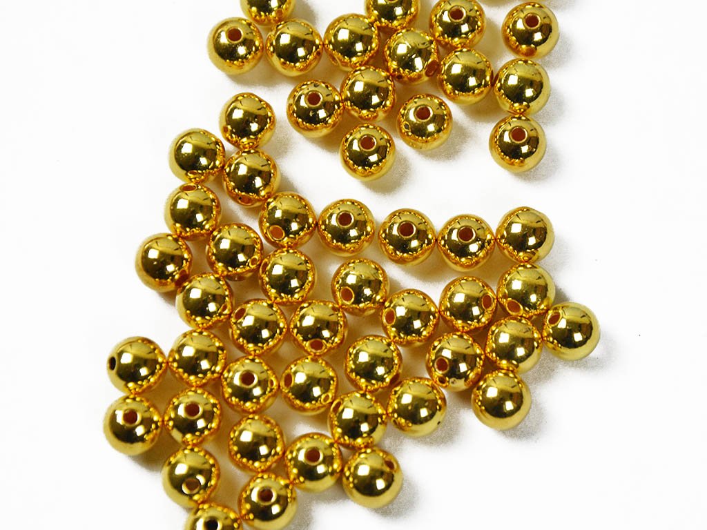 golden-circular-plastic-beads