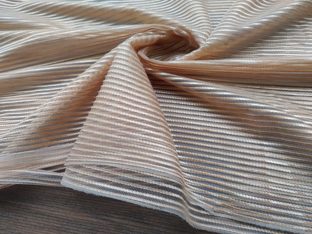 golden-self-patterned-striped-net-fabric