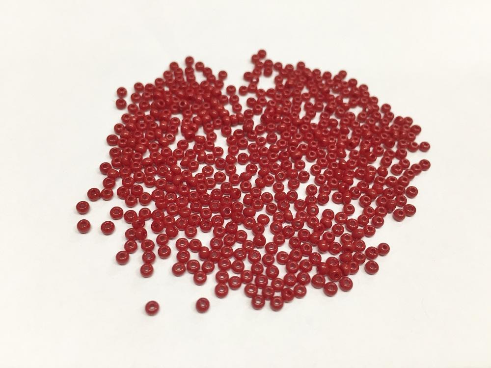 preciosa-dark-red-opaque-round-rocaille-seed-beads