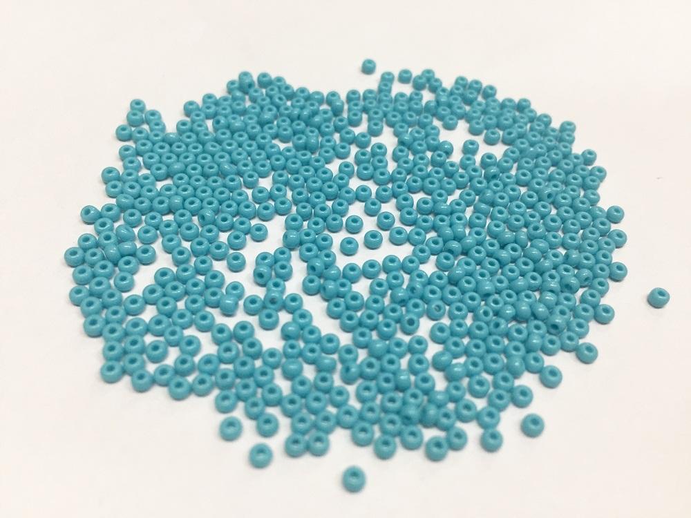 preciosa-dark-aqua-blue-opaque-round-rocaille-seed-beads