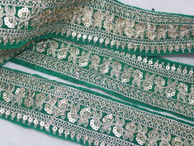 green-fancy-zari-work-lace